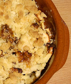 Apple Crumble mit Walnüssen