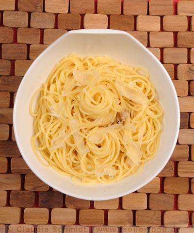 getrüffelte Spaghetti