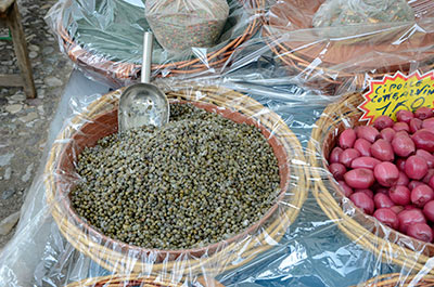 Salzkapern auf dem Markt von Comacchio - foolforfood.de