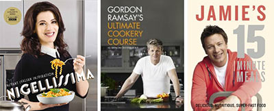 Kochbücher 2012 - Nigella, Gordon, Jamie - foolforfood.de