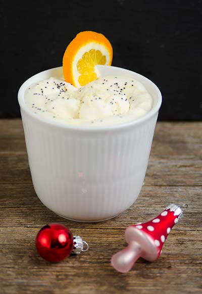 Rezept mit Bild für Orangen-Ingwer-Milch mit Mohn - foolforfood.de