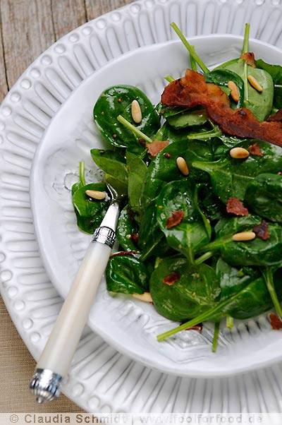 Rezepte Mit Bild Fur Baby Spinat Mit Bacon Vinaigrette Foolforfood De