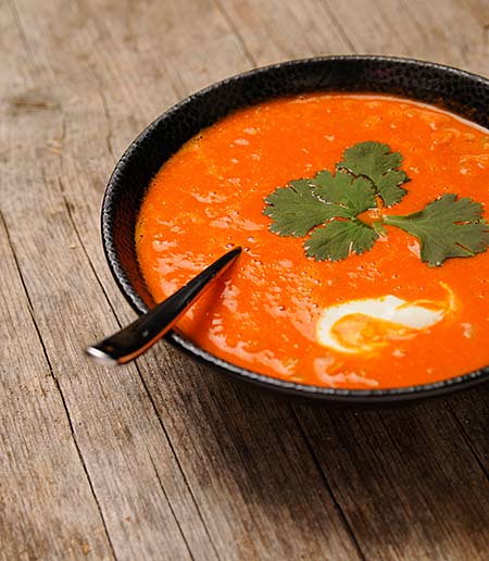 Rezept mit Bild für Thai-Curry-Paprika-Suppe - foolforfood.de