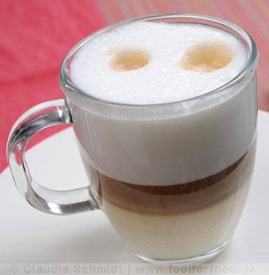 Latte Macchiato mit 1,5%iger Milch