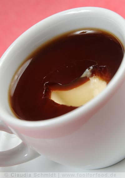 Panna Cotta mit Espresso-Gelee