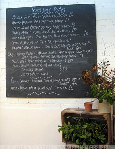 River Cottage Canteen Axminster Menu