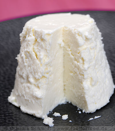 Ricotta selbst gemacht - 2. Versuch