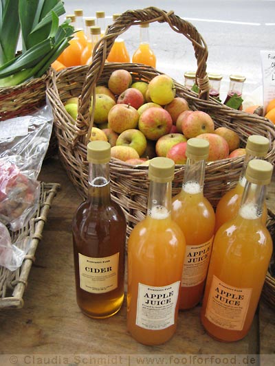 Apfelsaft und Cider