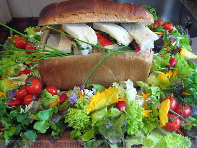 Sandwiches im Sandwichbrot