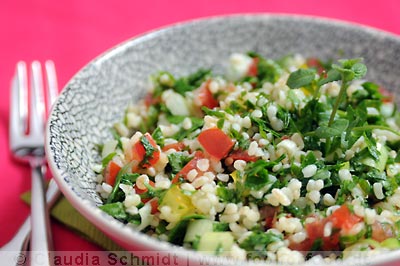 Rezept für Tabouleh - Petersiliensalat Bulgursalat