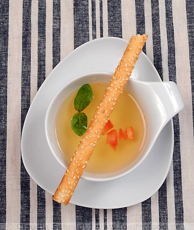 Rezept für Tomaten-Consommé