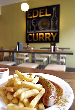 Currywurst im Edelcurry