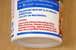 Walnussjoghurt