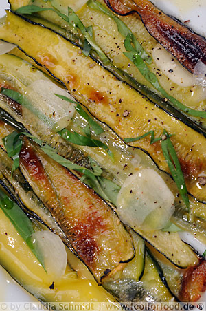 Marinierte Zucchini