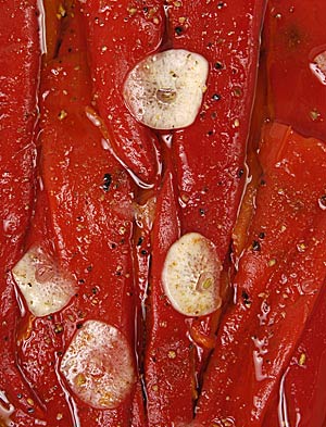 Geröstete Paprika