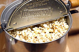 Mikrowellen popcorn im topf