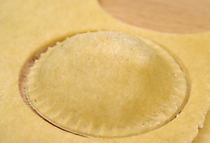 Selbstgemachte Ravioli