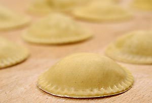 Selbstgemachte Ravioli