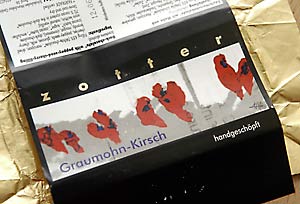 Zotter Schokolade Graumohn-Kirsch